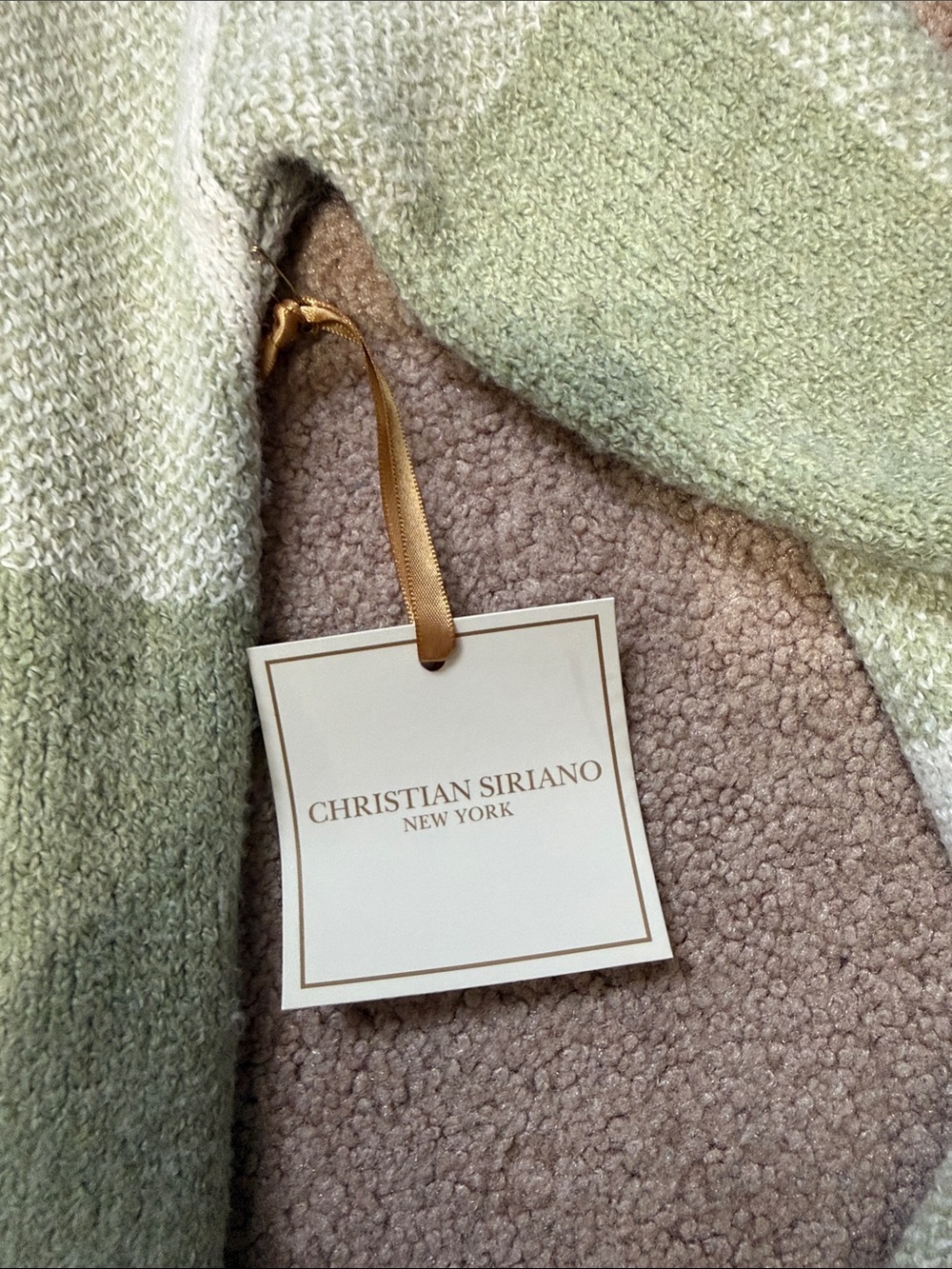 Green Buffalo Check Crewneck Sweater - Picture 4 of 4